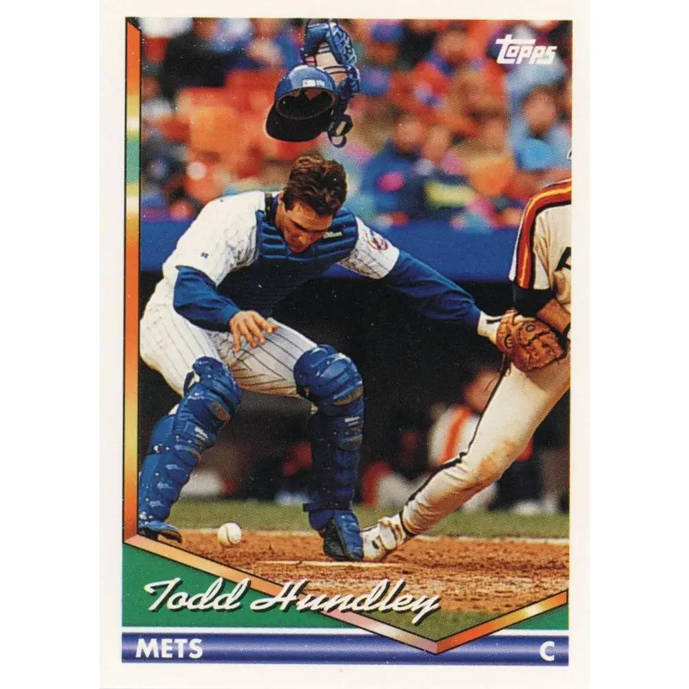 1994 Topps Todd Hundley # 8 New York Mets